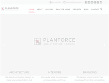 Tablet Screenshot of planforcegroup.com